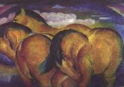 Franz Marc Little Yellow Horses (nn03) Sweden oil painting artist